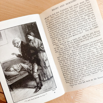 Antique Book - Collins Clear Type Press - Lord Lytton, Night and Morning (1920s)
