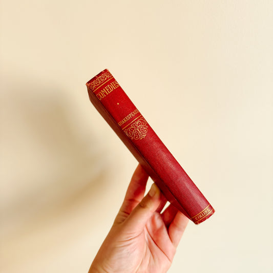 Antique Book - Collins Clear Type Press - Shakespeare Comedies (1920s)