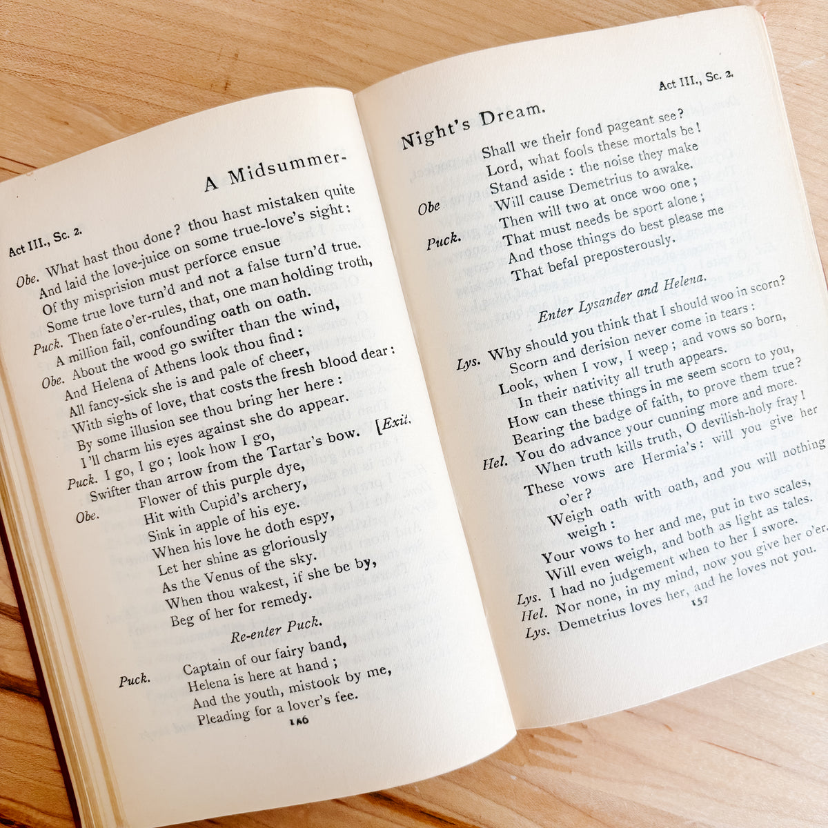 Antique Book - Collins Clear Type Press - Shakespeare Comedies (1920s)
