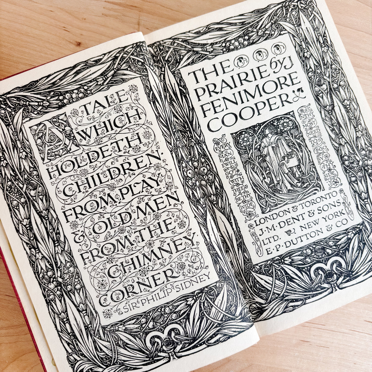 Antique Book - Everyman's Library - J. Fenimore Cooper, The Prairie (1929)