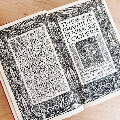 Antique Book - Everyman's Library - J. Fenimore Cooper, The Prairie (1929)