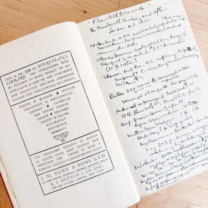 Antique Book - Everyman's Library - William Thackeray, Vanity Fair (1934)