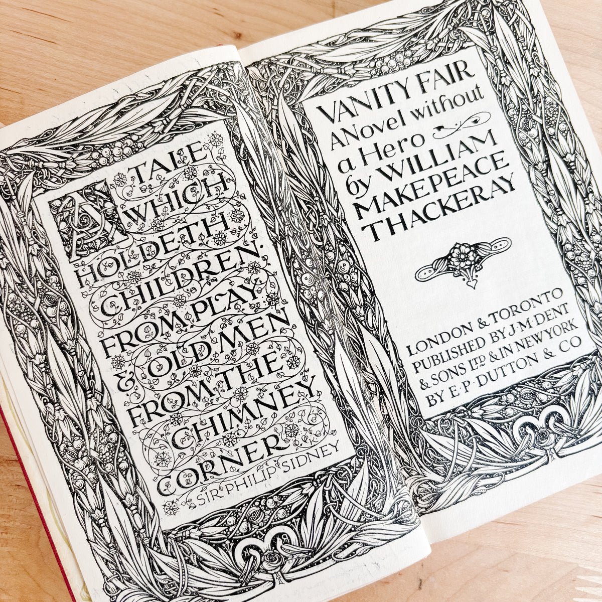 Antique Book - Everyman's Library - William Thackeray, Vanity Fair (1934)